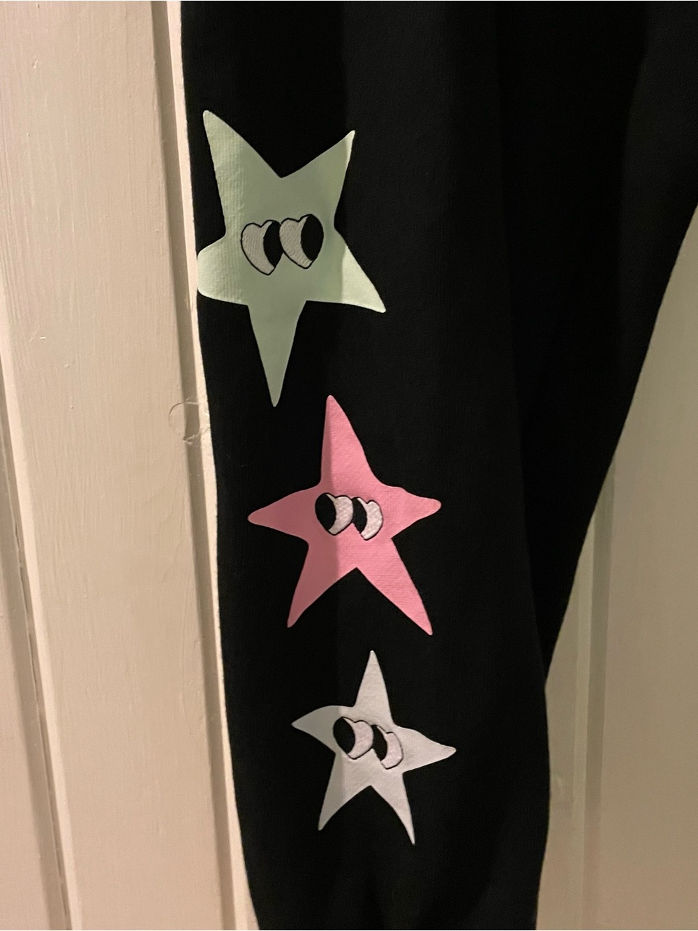 VS. PINK graphic star print hoodie and joggers size large both NWT - Picture 4 of 11